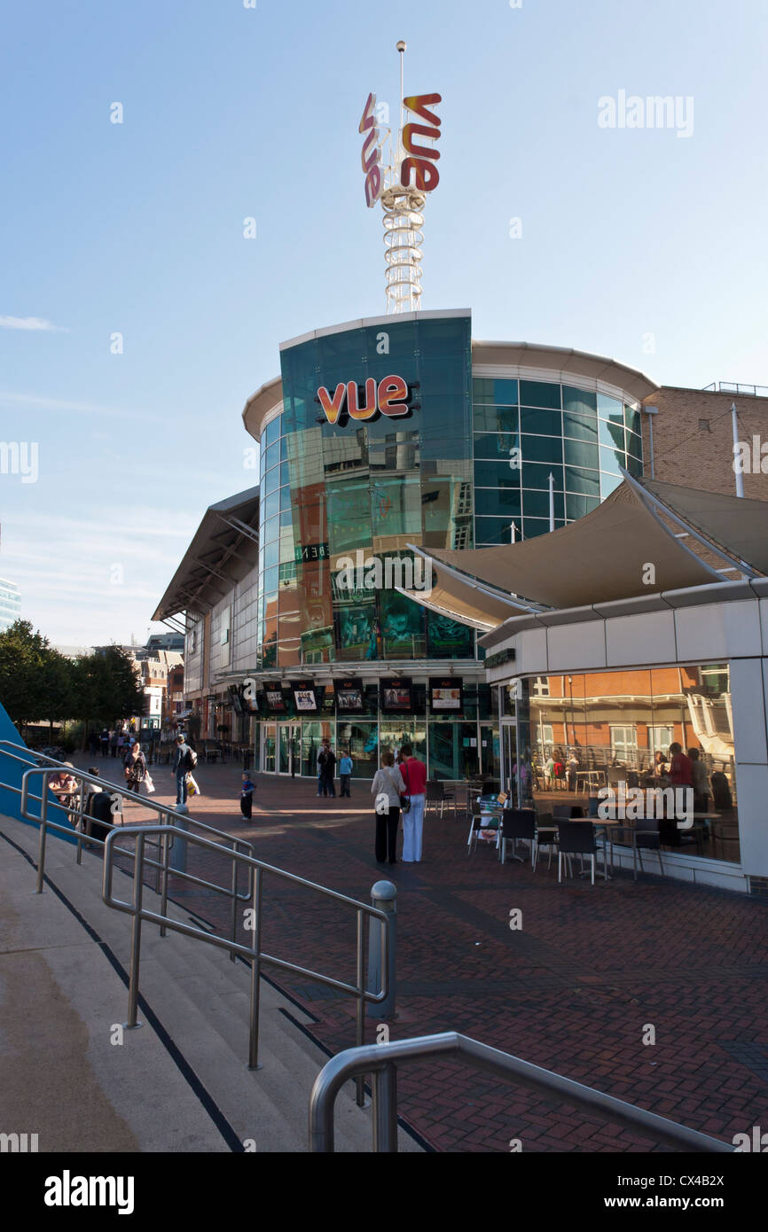 The Vue cinema in The Oracle shopping centre in Reading. Stock Photo