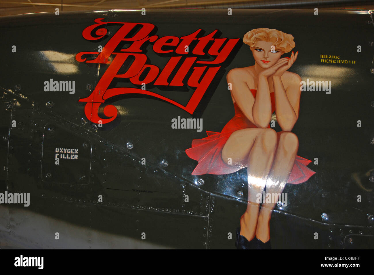 Pretty Polly Palm Springs Air Museum Stock Photo