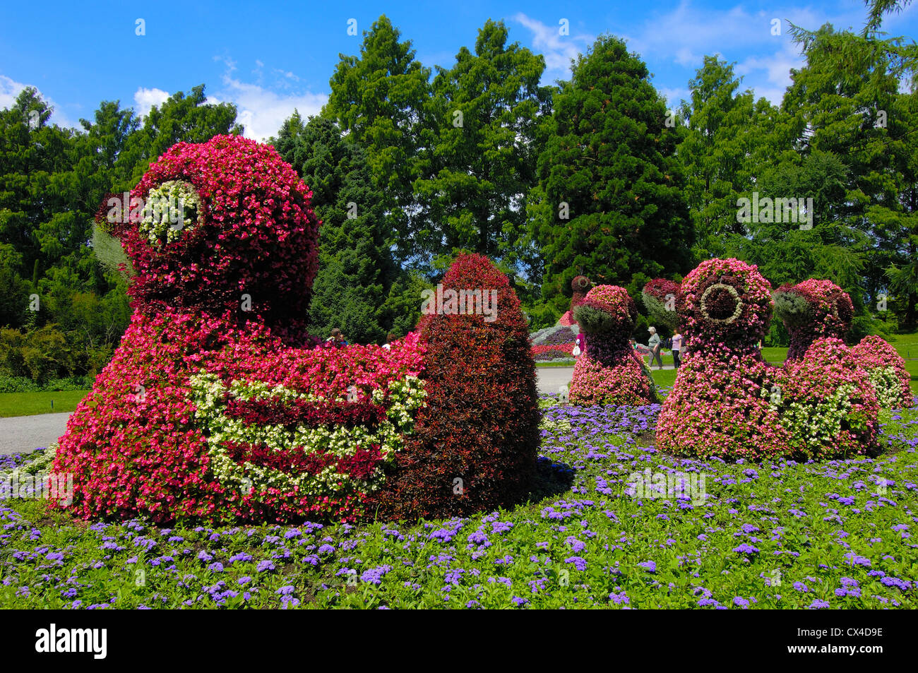 Mainau, Flower Island, Flowers sculpture, BadenWuerttemberg, Germany