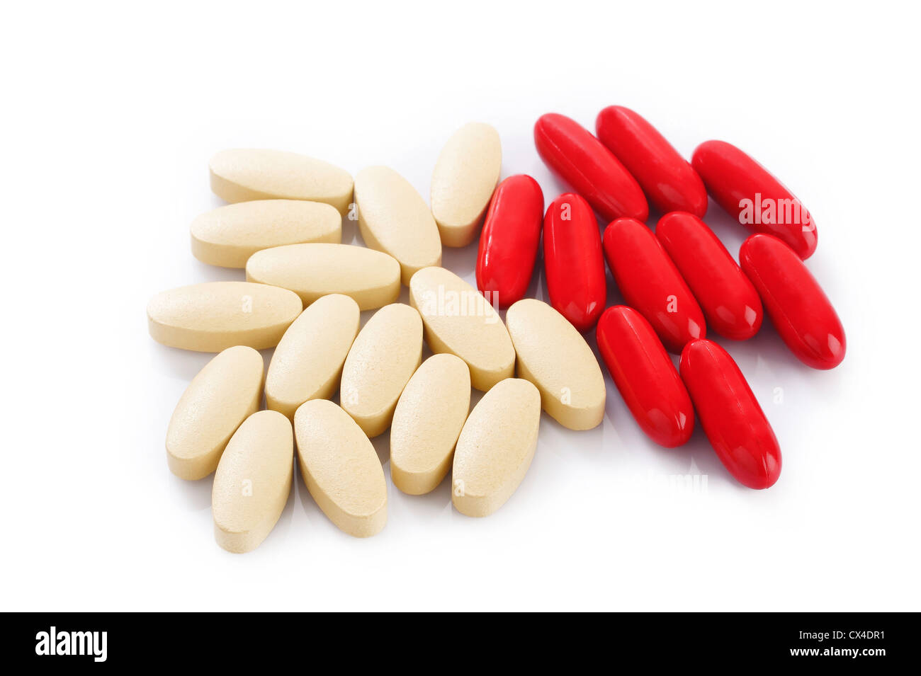 vitamins c and vitamins b Stock Photo