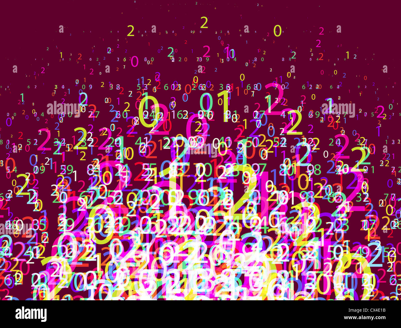 composition of numbers Stock Photo - Alamy