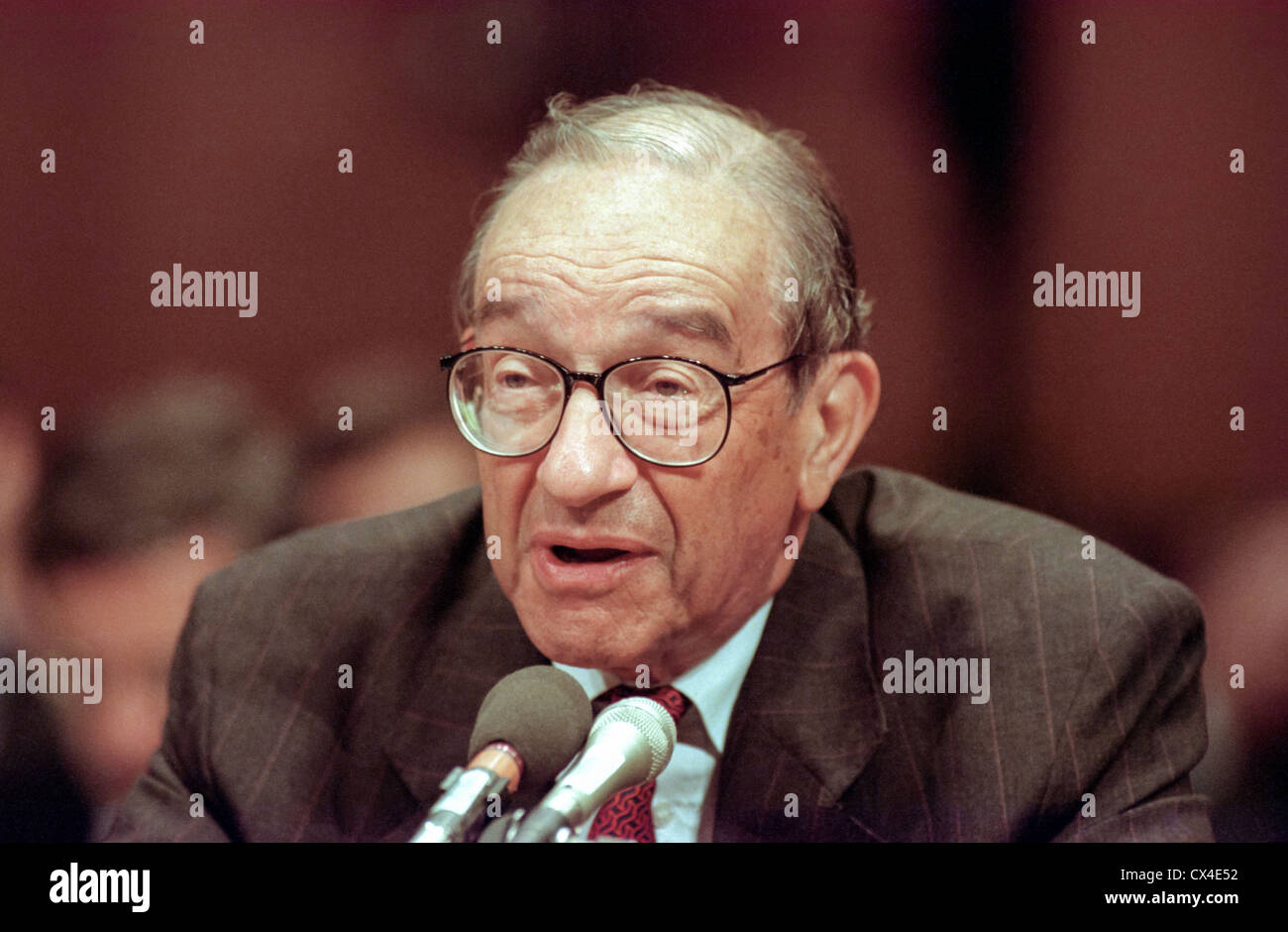 Federal Reserve Chairman Alan Greenspan During Testimony In The Senate federal-reserve-chairman-alan-greenspan-during-testimony-in-the-senate