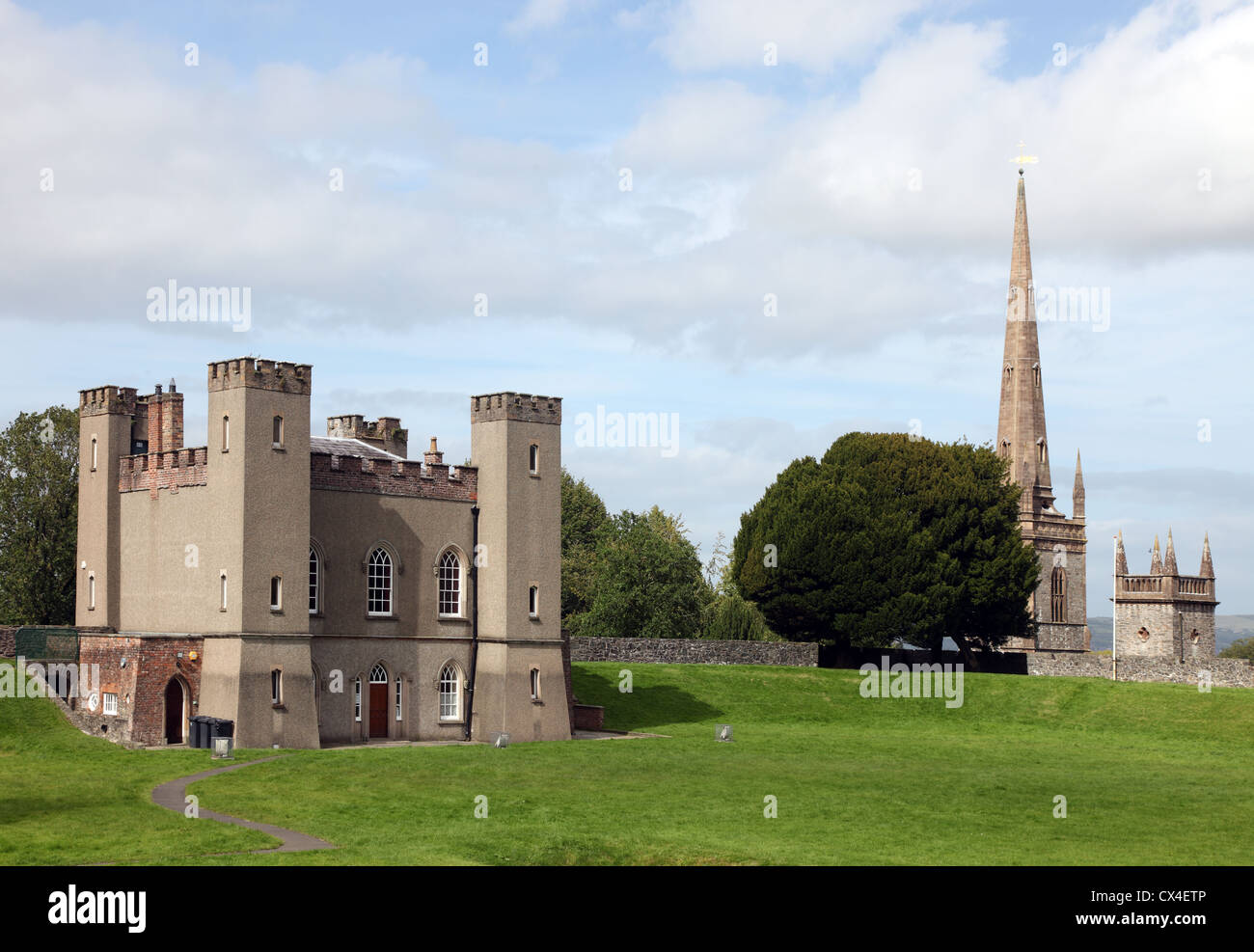 Hillsborough fort st malachys church hires stock photography and