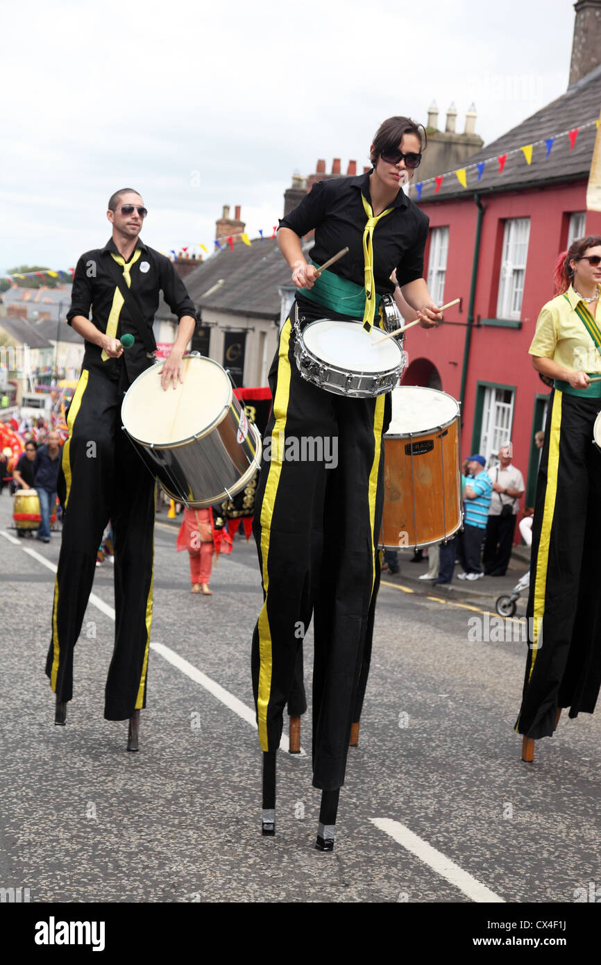 Street Wise Samba Band Hillsborough Oyster Festival parade Stock Photo