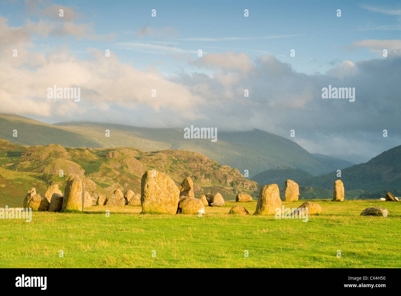Castlerigg Stone Circle, Lake District, England, UK Stock Photo