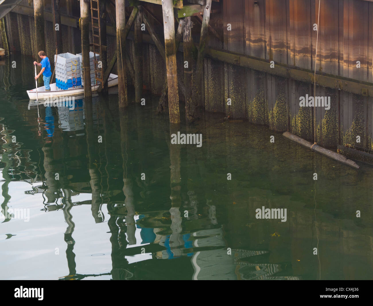 Footbridge lobster perkins cove hires stock photography and images Alamy