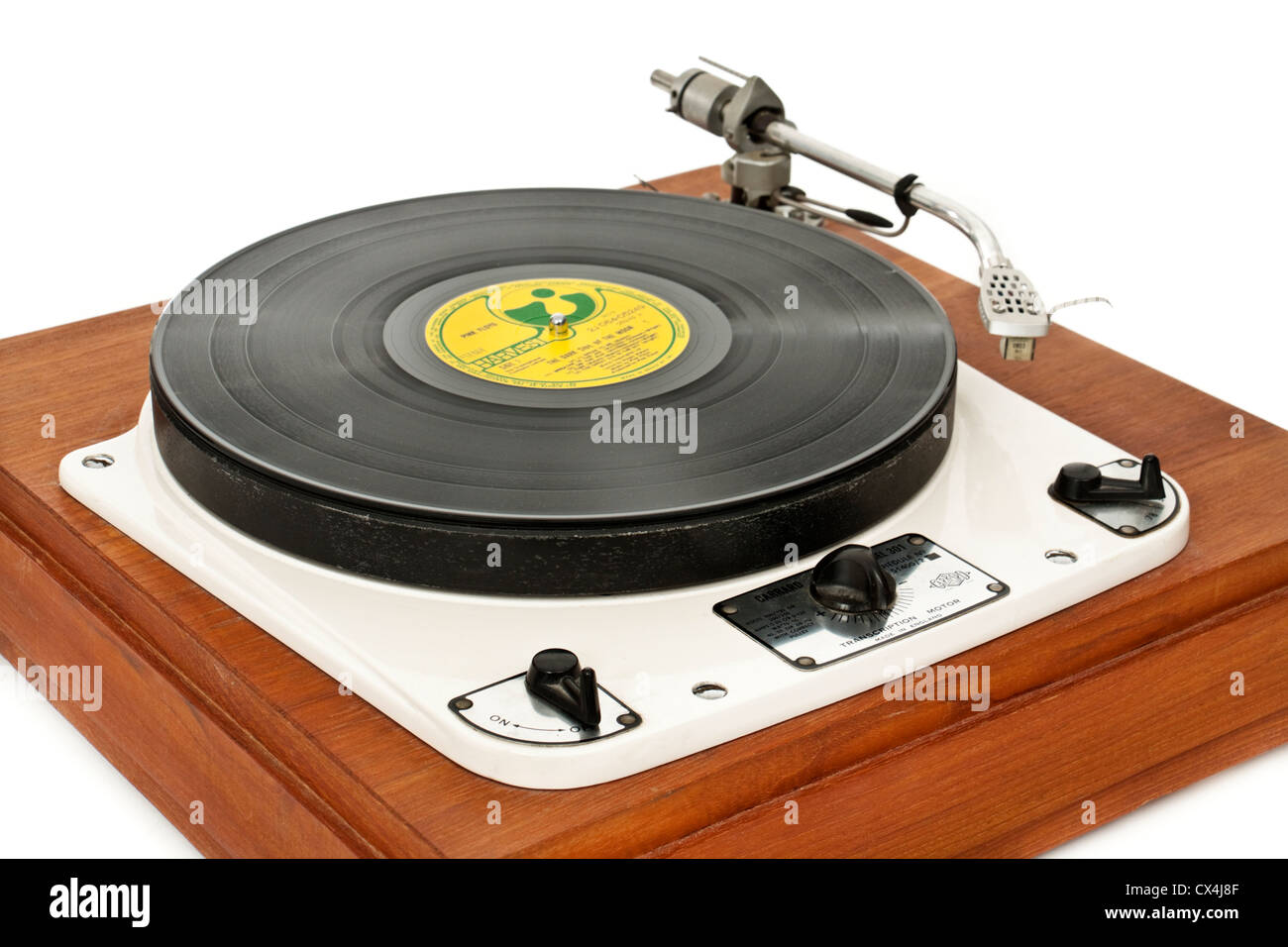 Vintage 1950 S Garrard 301 Turntable With Transcription Motor And Sme Stock Photo Alamy