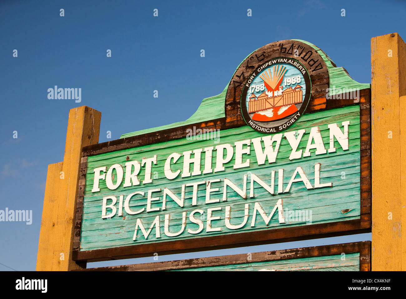 Fort Chipewyan stands on Lake Athabasca and the Athabasca river, and is