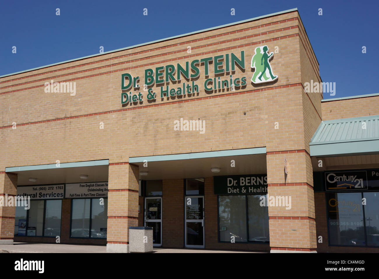 Dr. Bernstein Diet and Health Clinics, clinic in Mississauga, Ontario, Canada Stock Photo