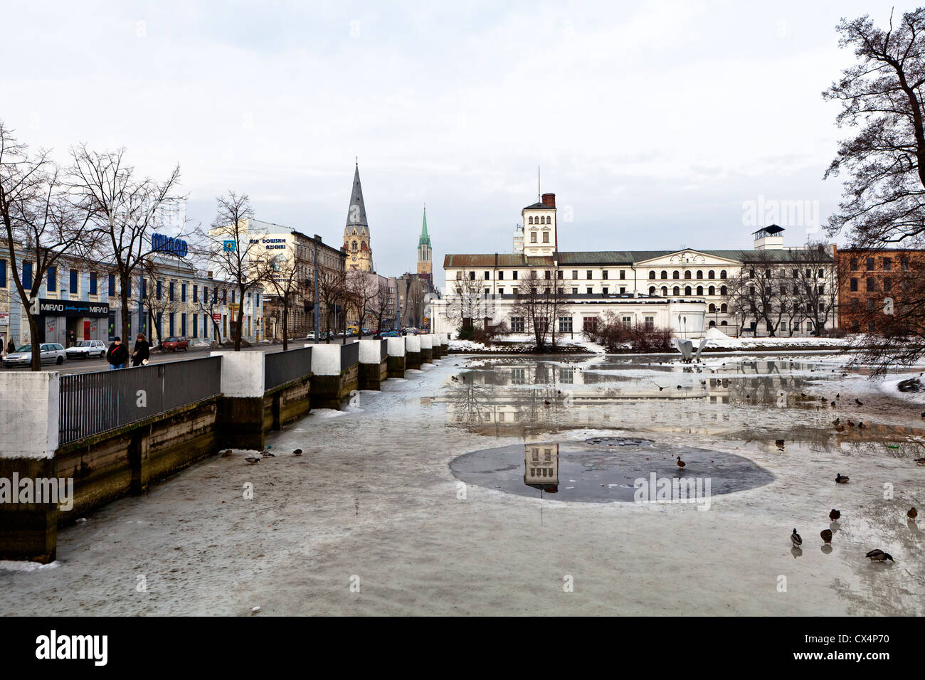 White Factory White factory textile museum Lodz Poland Stock Photo - Alamy