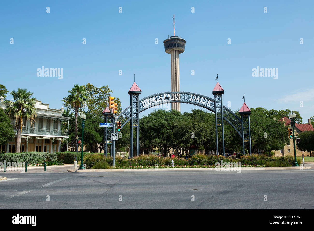 Hemisfair Tower, San Antonio,TX Stock Photo
