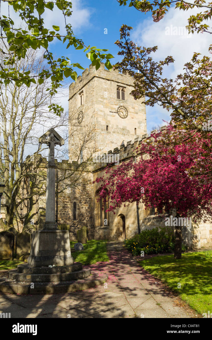 St Mary's church in Norton village near Stockton on Tees, Cleveland