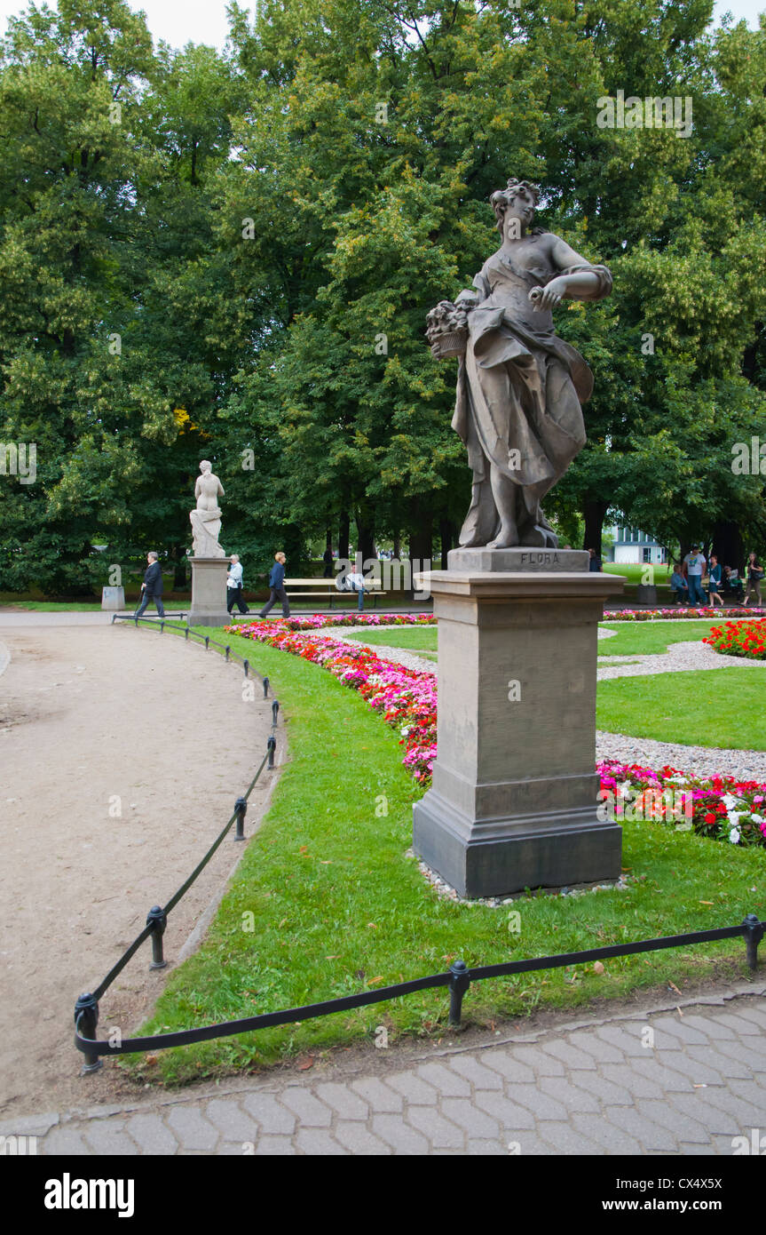 Ogrod Saski the Saxon Gardens park Srodmiescie central Warsaw Poland Europe Stock Photo