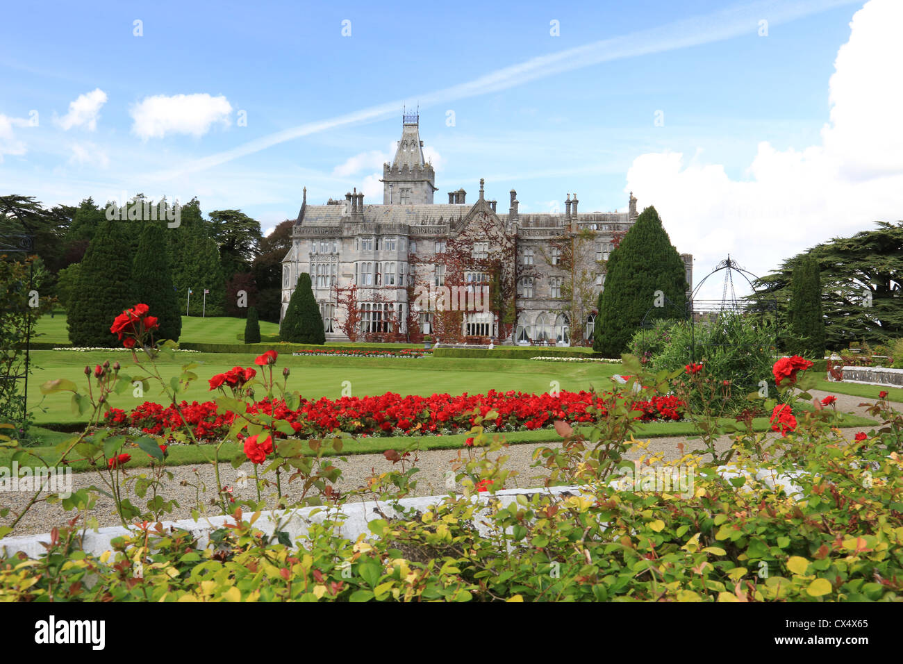 co county limerick, adare manor castle residence surrounded by