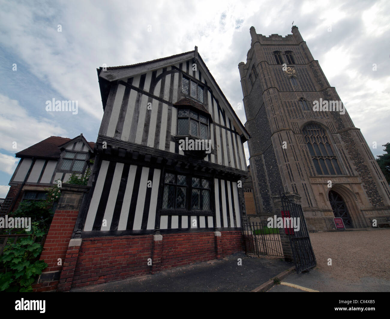 The small town of Eye in Suffolk,England Stock Photo Alamy