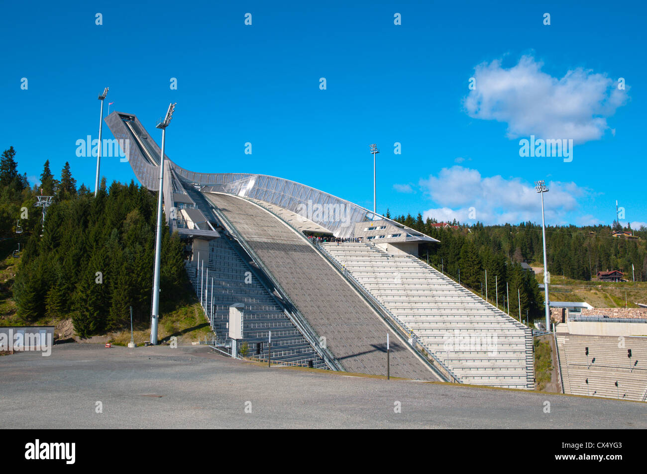 Oslo holmenkollen ski jump tower hires stock photography and images