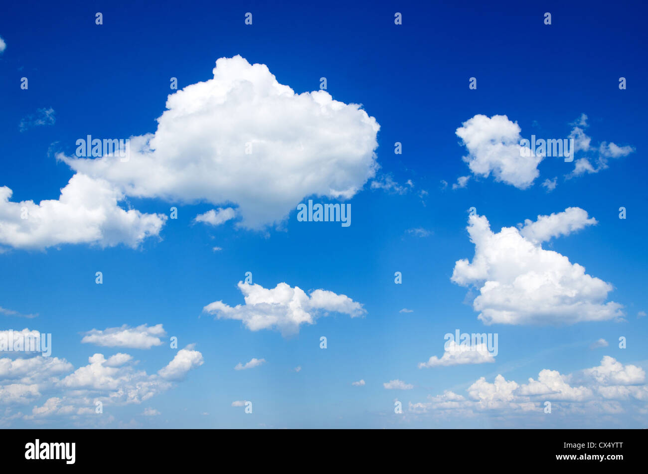 blue sky with clouds closeup Stock Photo - Alamy