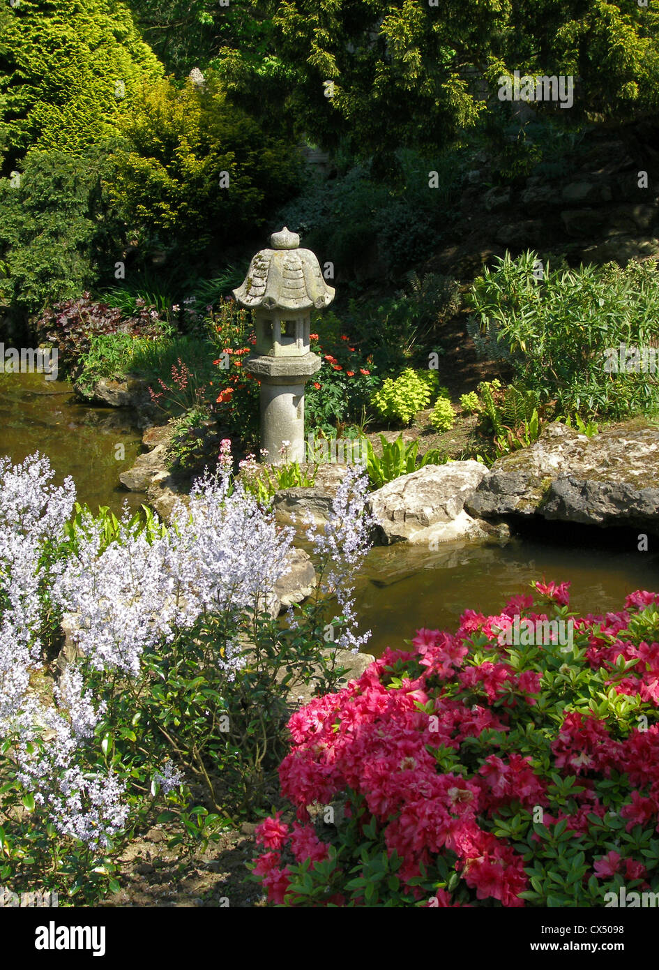 Mount Ephraim Gardens in Hernhill, Faversham, Kent, England Stock Photo