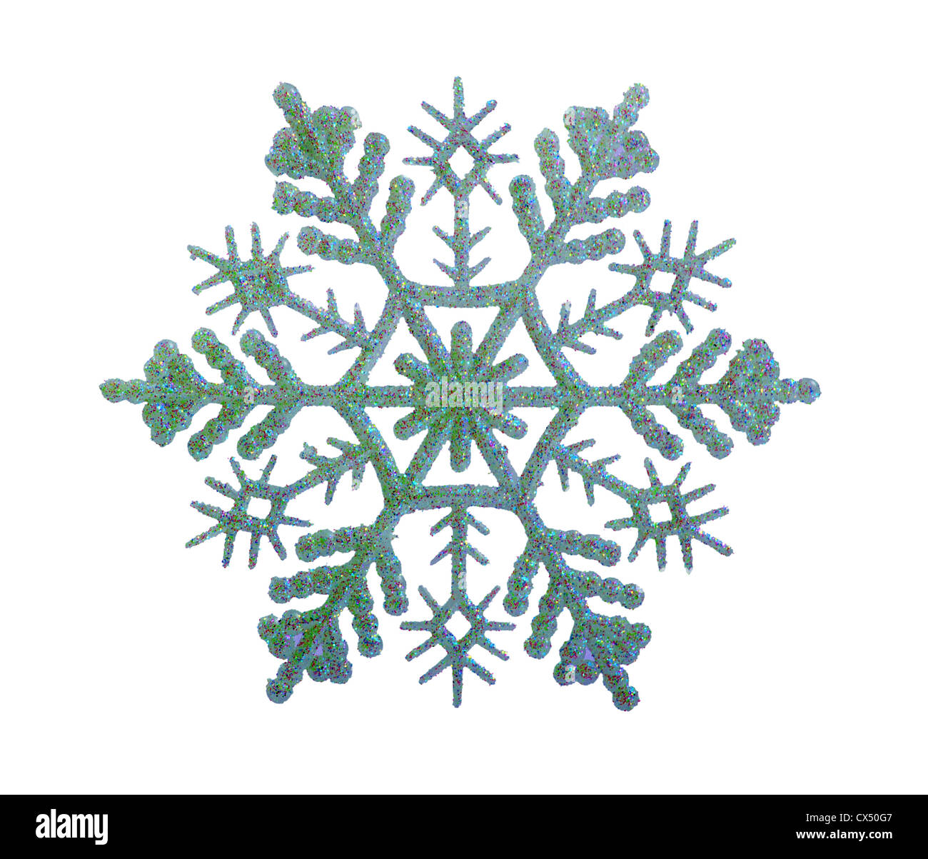 snowflakes isolated on white background Stock Photo