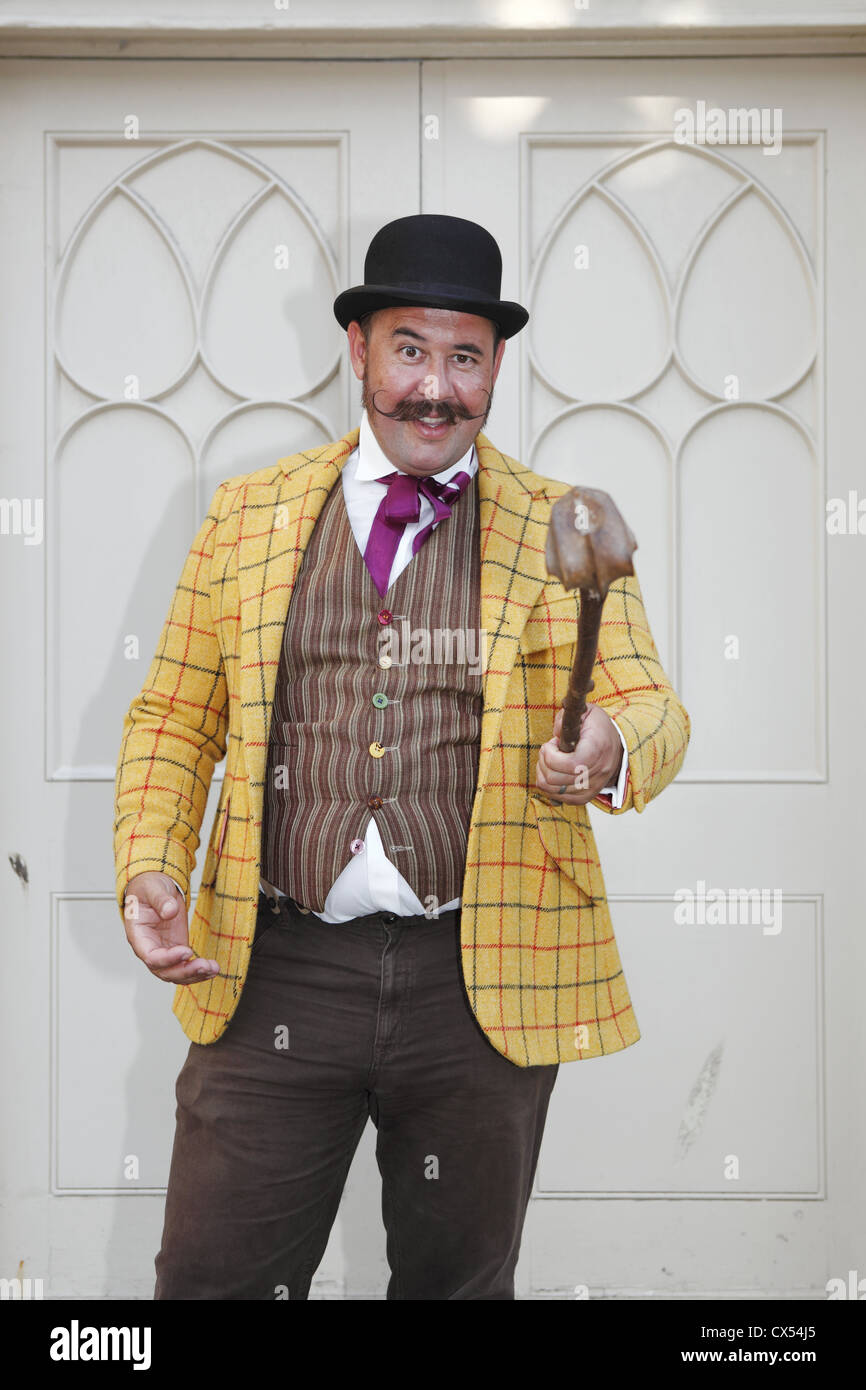 Competitor at The British Beard & Moustache Championships held in Brighton and Hove, East Sussex, England, UK Stock Photo