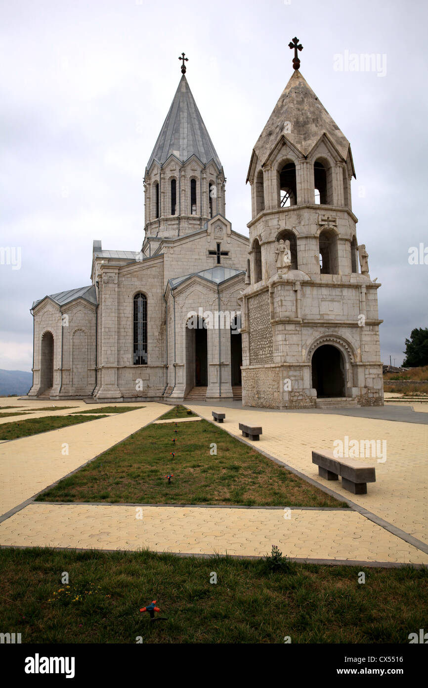 Ghazanchetsots Cathedral, Shushi, Nagorno-Karabakh Stock Photo