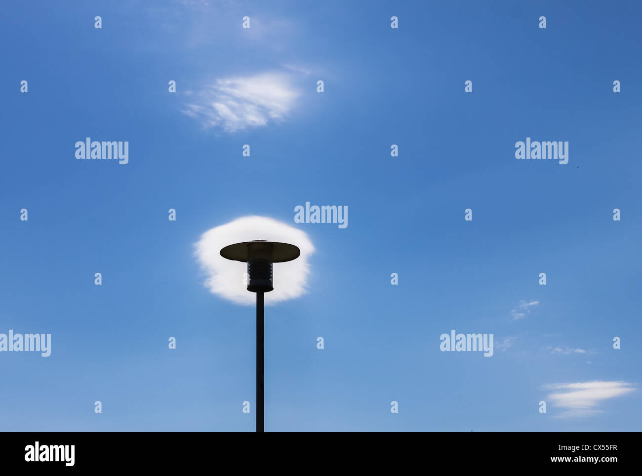 lantern over cloud on blue sky background Stock Photo - Alamy