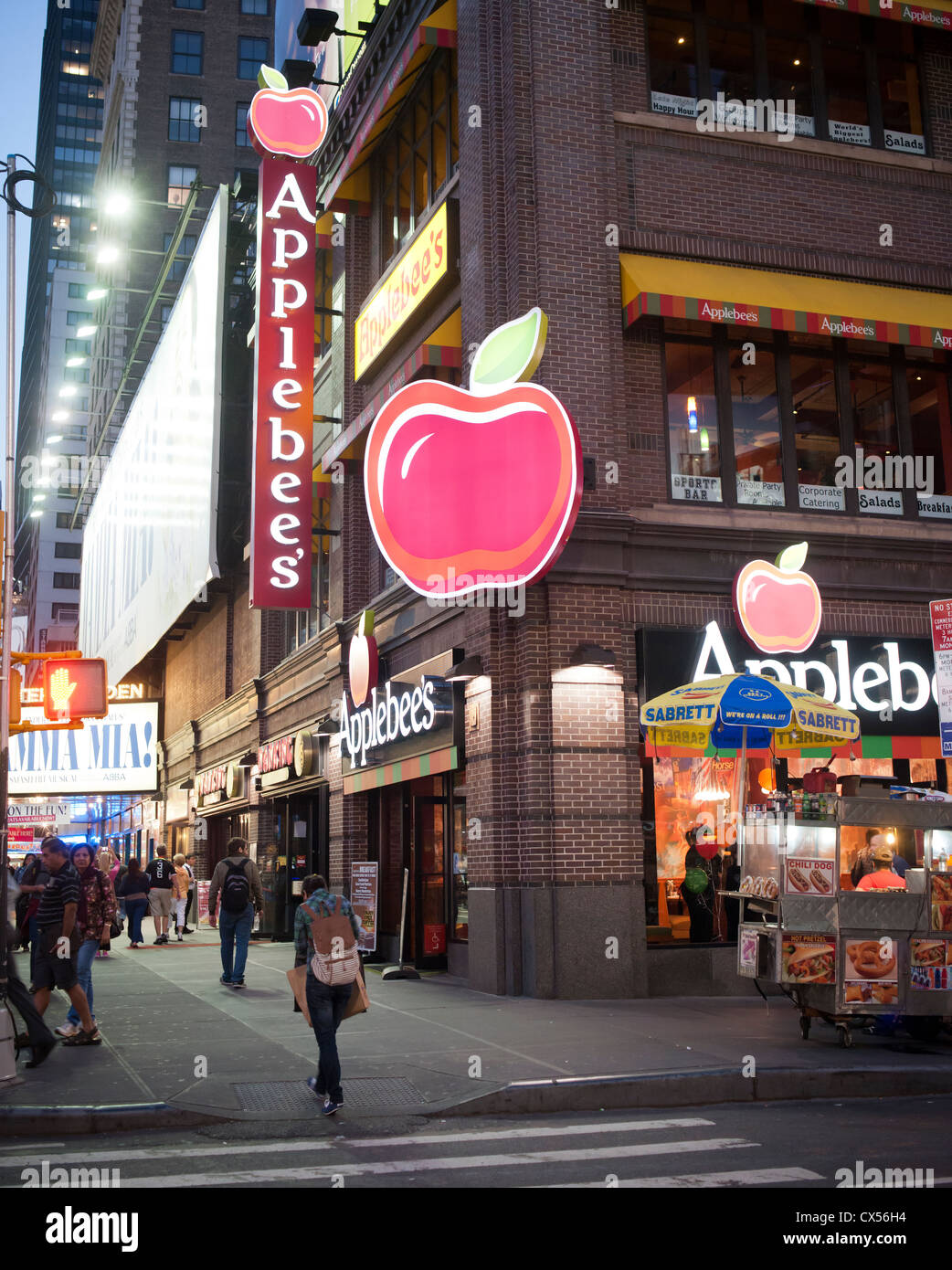 A Times Square branch of the newly expanded Applebee's restaurant chain