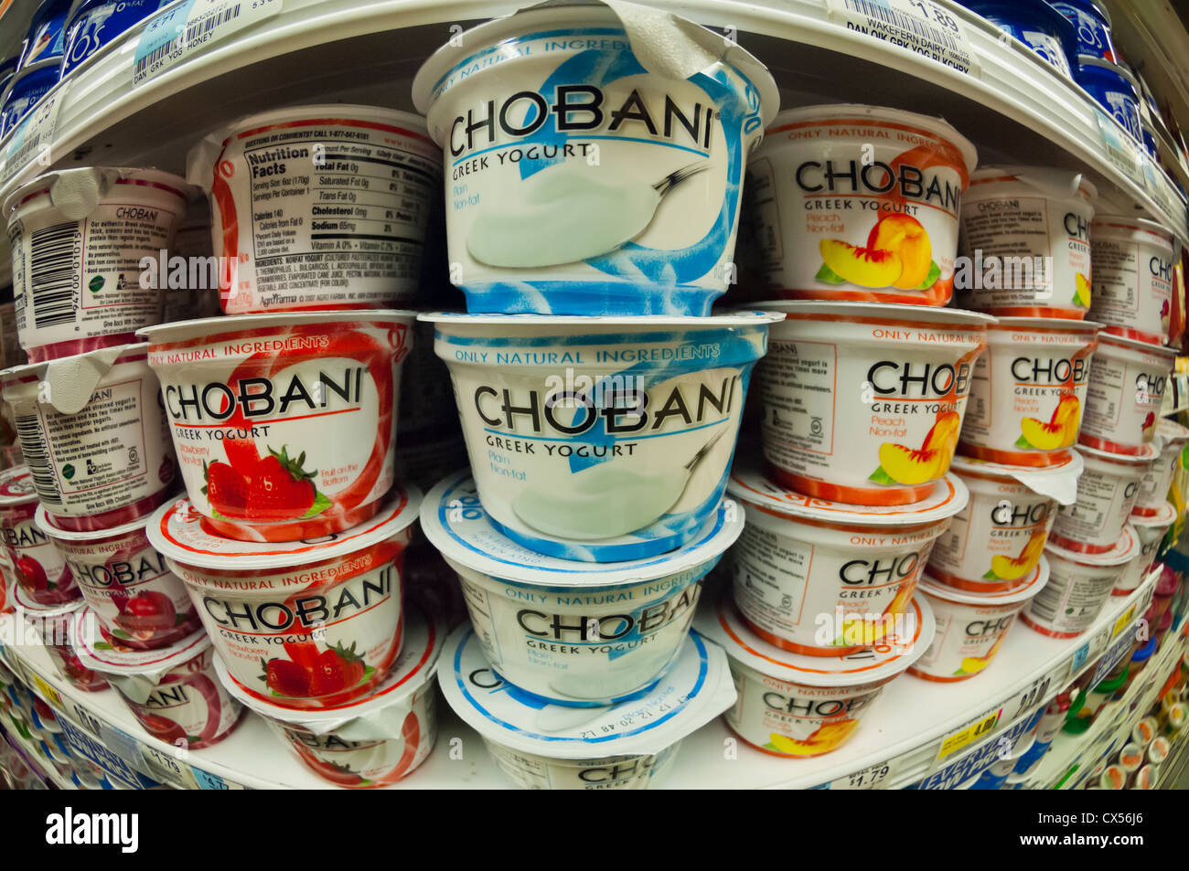 Chobani yogurt hires stock photography and images Alamy