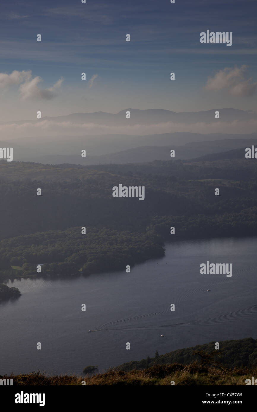 Windermere, as seen from the summit of Gummer's How, near Newby Bridge