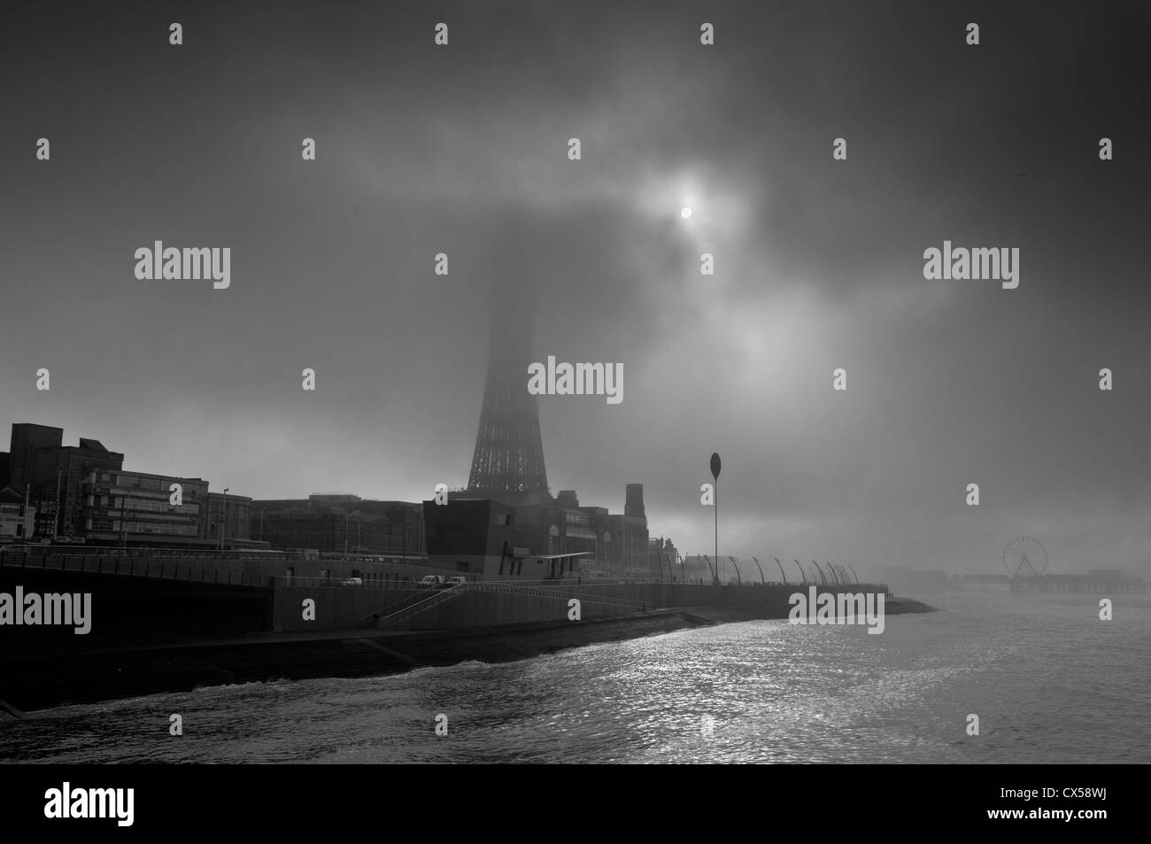 blackpool tower, blackpool, lancashire, england, uk, europe Stock Photo