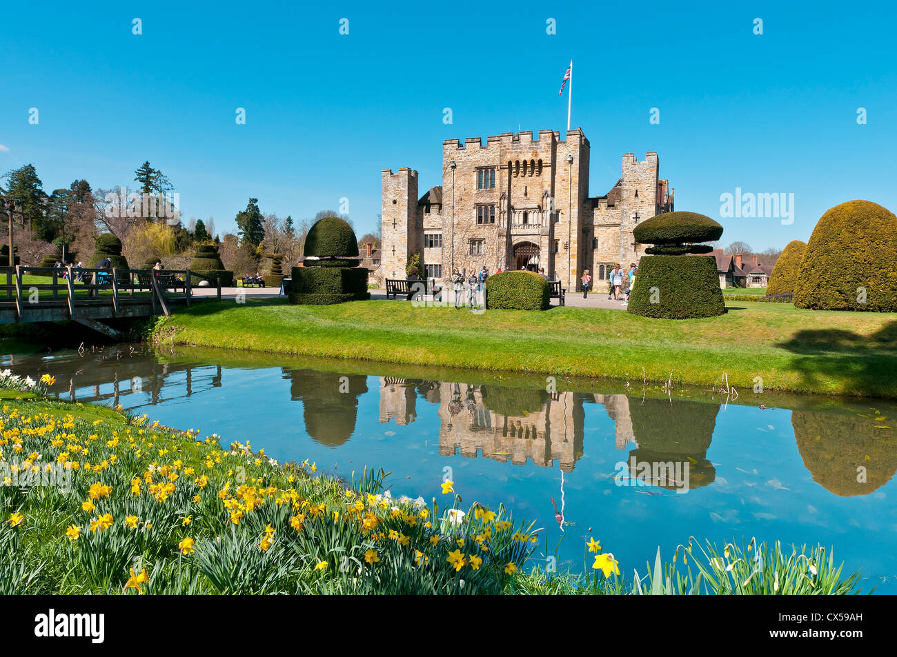 hever castle; kent; england; uk Stock Photo