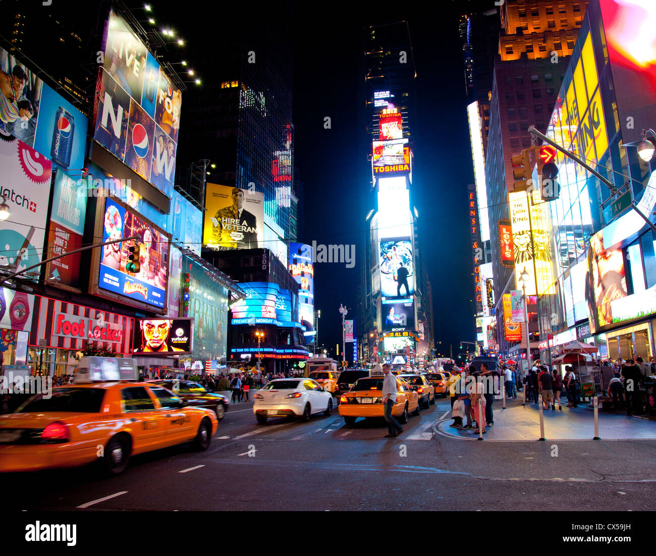 New York City Times Square Stock Photo