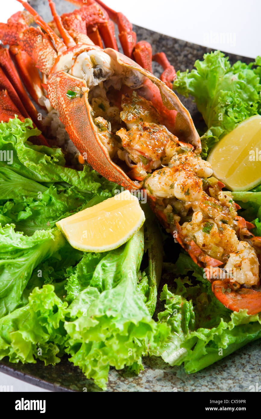crayfish cooked in Chinese style Stock Photo Alamy