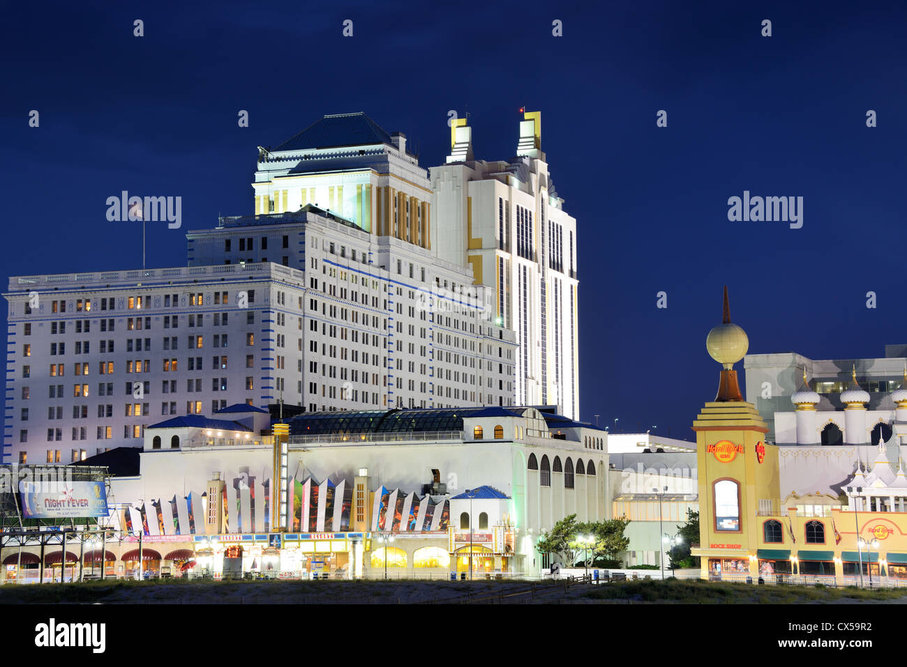 Casinos in Atlantic City, New Jersey, USA. Stock Photo