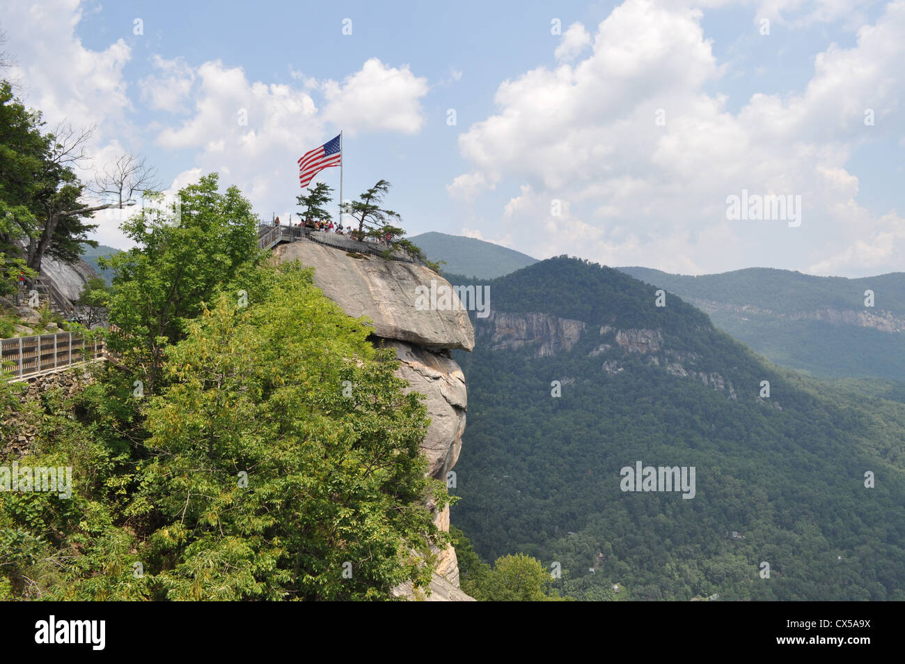 Chimney Rock State Park Stock Photo Alamy