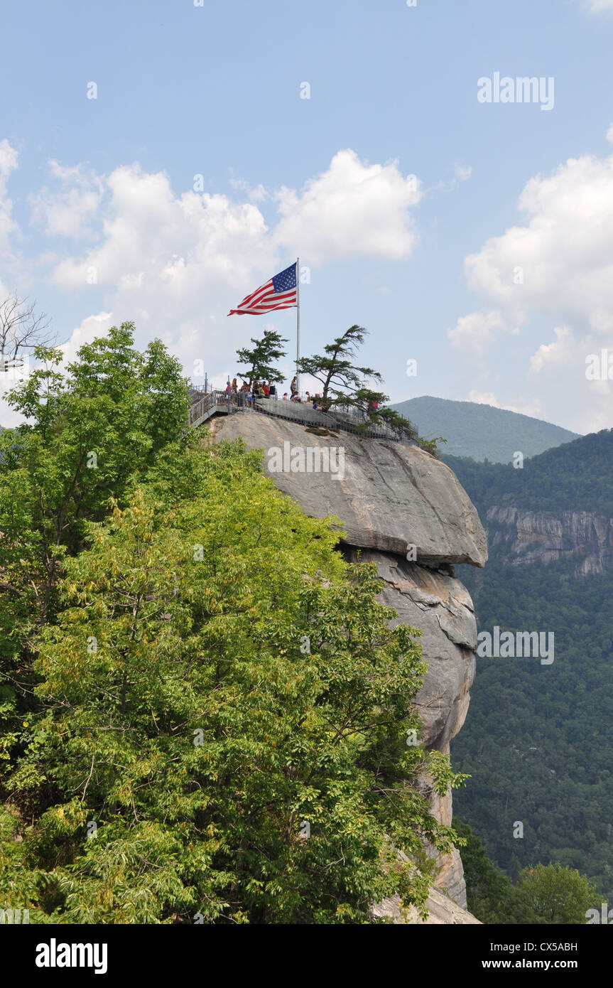 Chimney Rock State Park Stock Photo Alamy