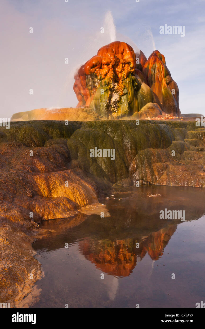 USA, Nevada, Black Rock Desert. View of the Fly Geyser. Credit as: Cathy & Gordon Illg / Jaynes Gallery / DanitaDelimont.com Stock Photo