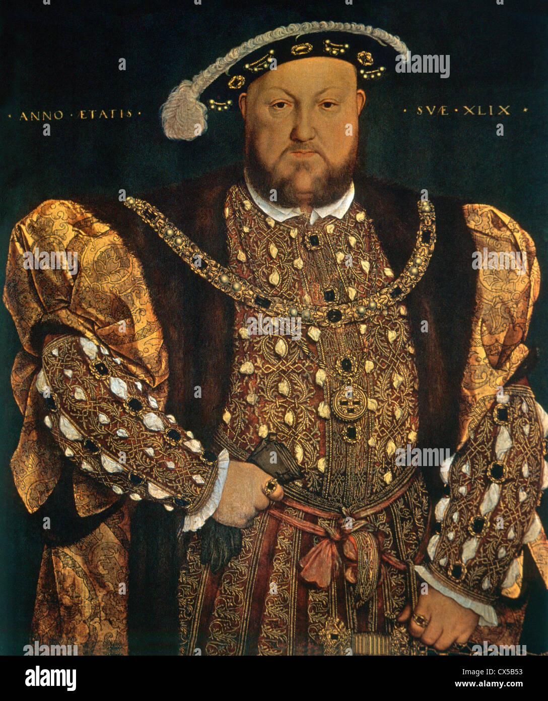 Henry VIII, King of England, 1509-1547, Portrait Stock Photo