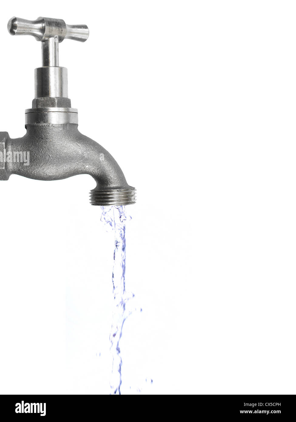 A tap isolated against a white background Stock Photo - Alamy