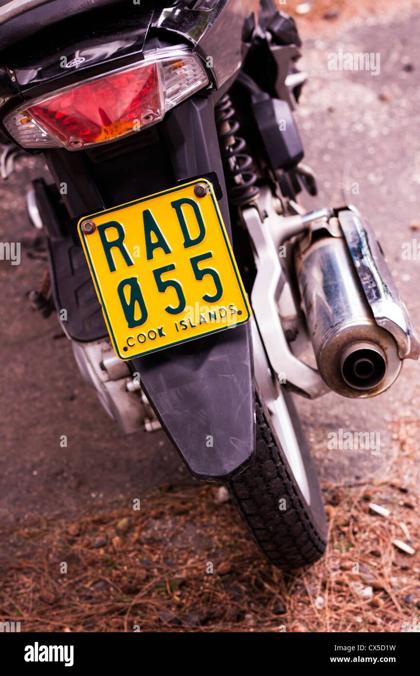 Scooter license plate hi-res stock photography and images - Alamy