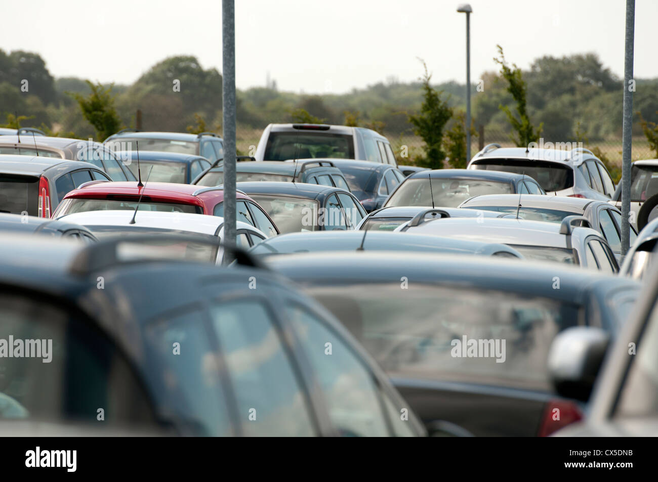 Birmingham Airport car park Stock Photo Alamy