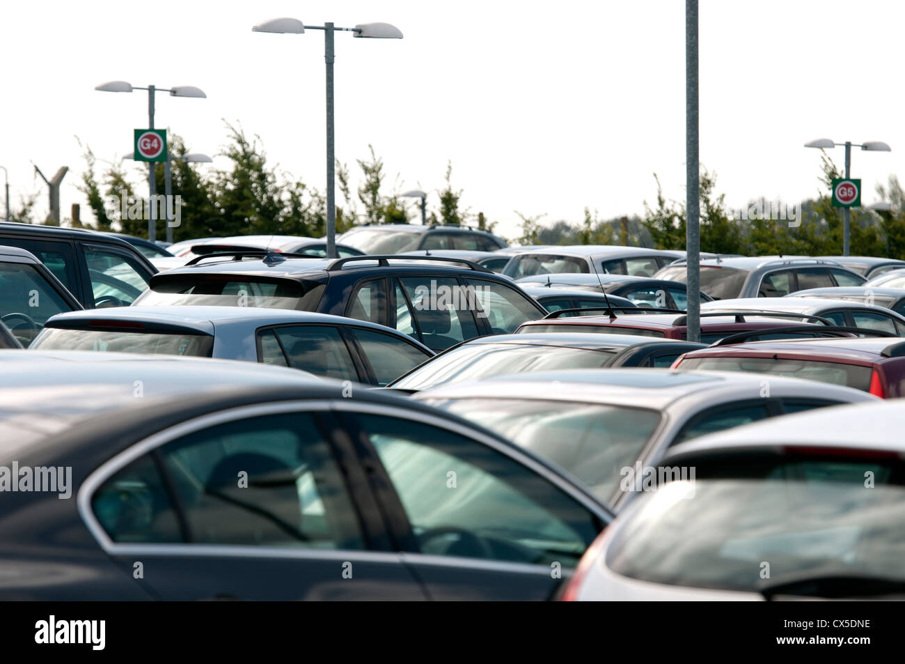 Birmingham Airport car park Stock Photo Alamy