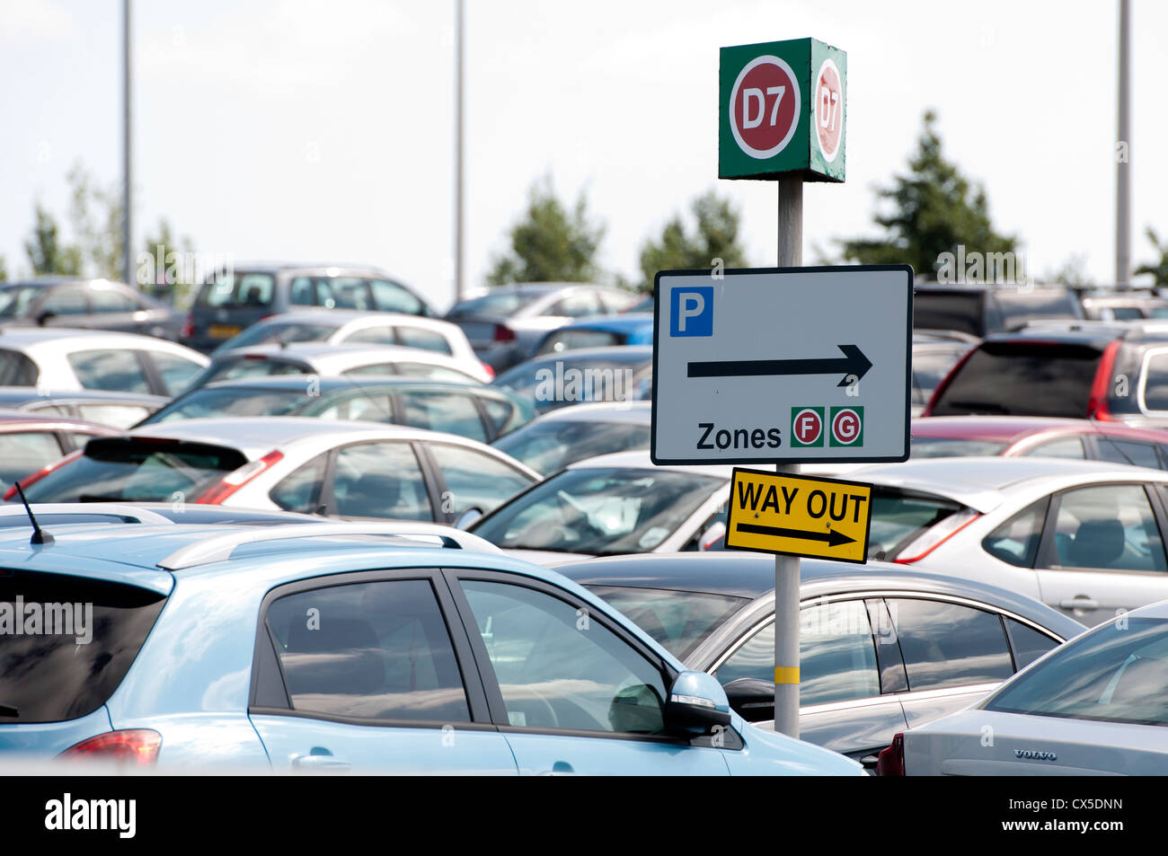 Birmingham Airport car park Stock Photo Alamy