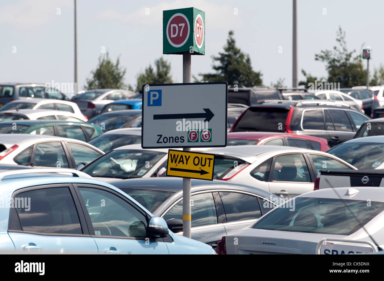 Birmingham Airport car park Stock Photo Alamy