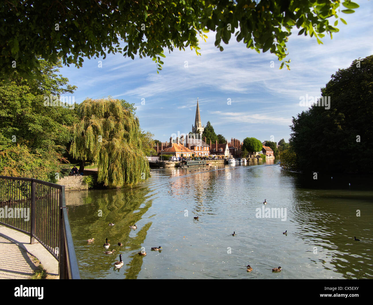 Saint Helen’s Wharf, AbingdononThames England 4 Stock Photo Alamy