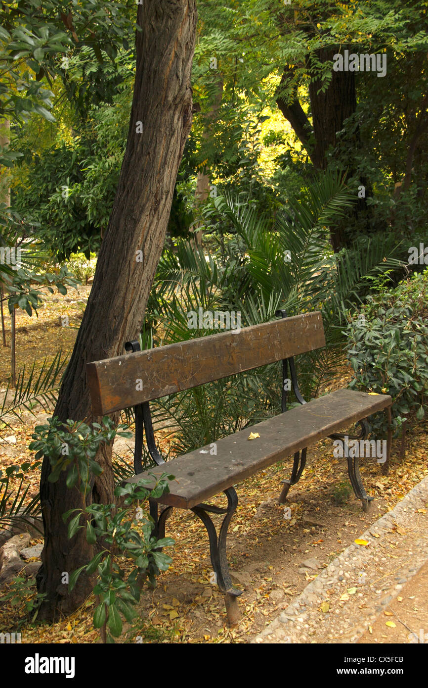 Fall Season National Gardens Athens Attica Greece Stock Photo