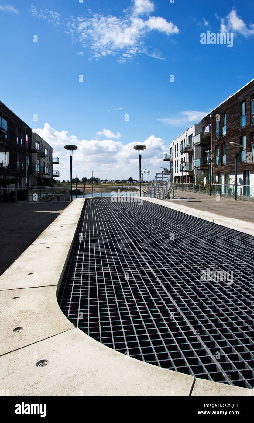 Flats at Brightlingsea, Essex, England Stock Photo Alamy
