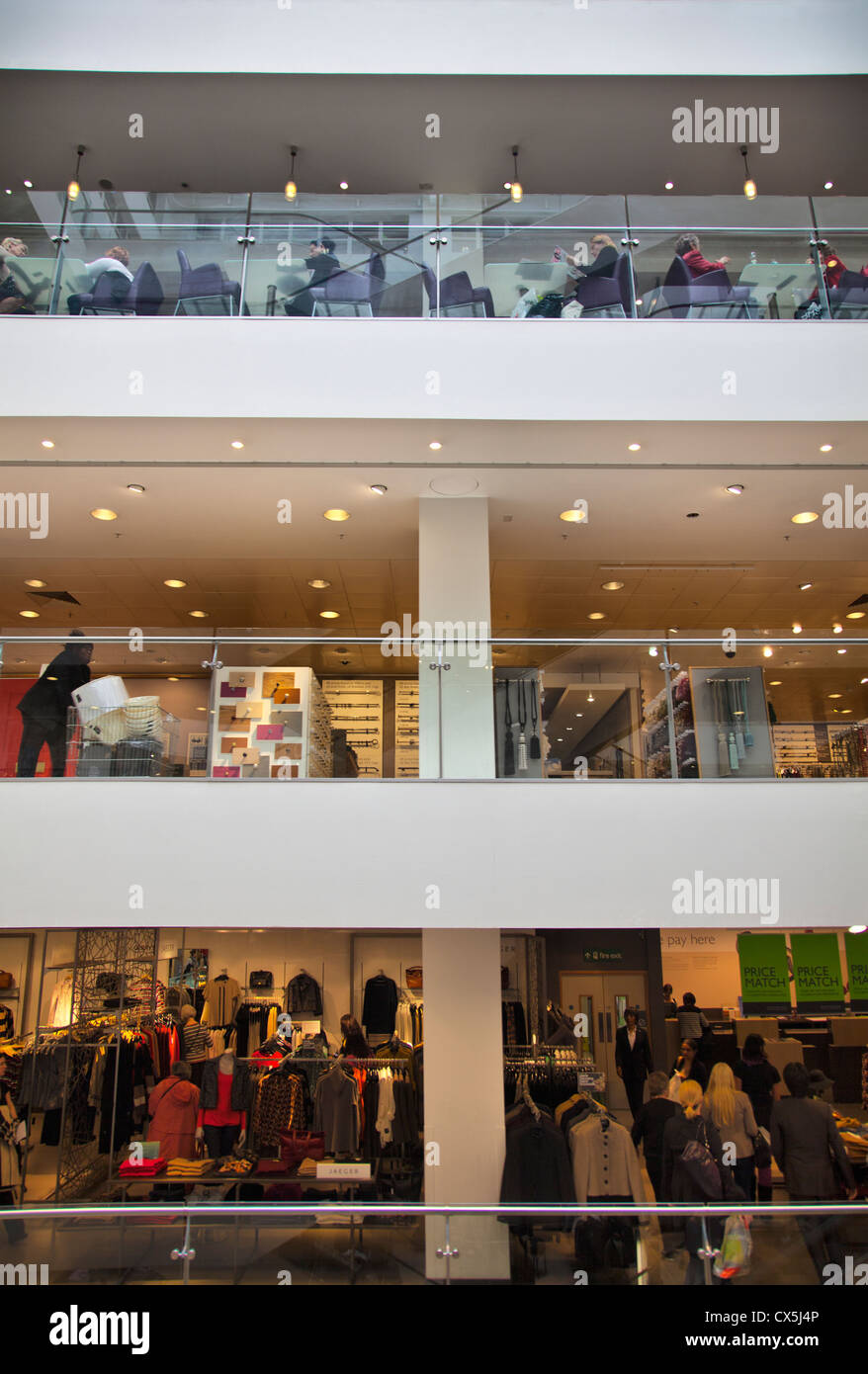 John Lewis Department Store on Oxford Street in London UK Stock Photo