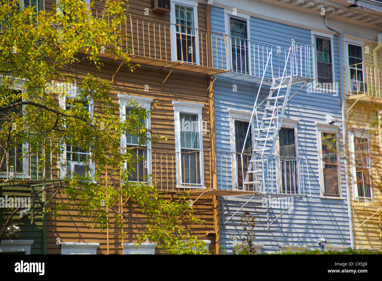 street scene downtown Providence RI Stock Photo Alamy