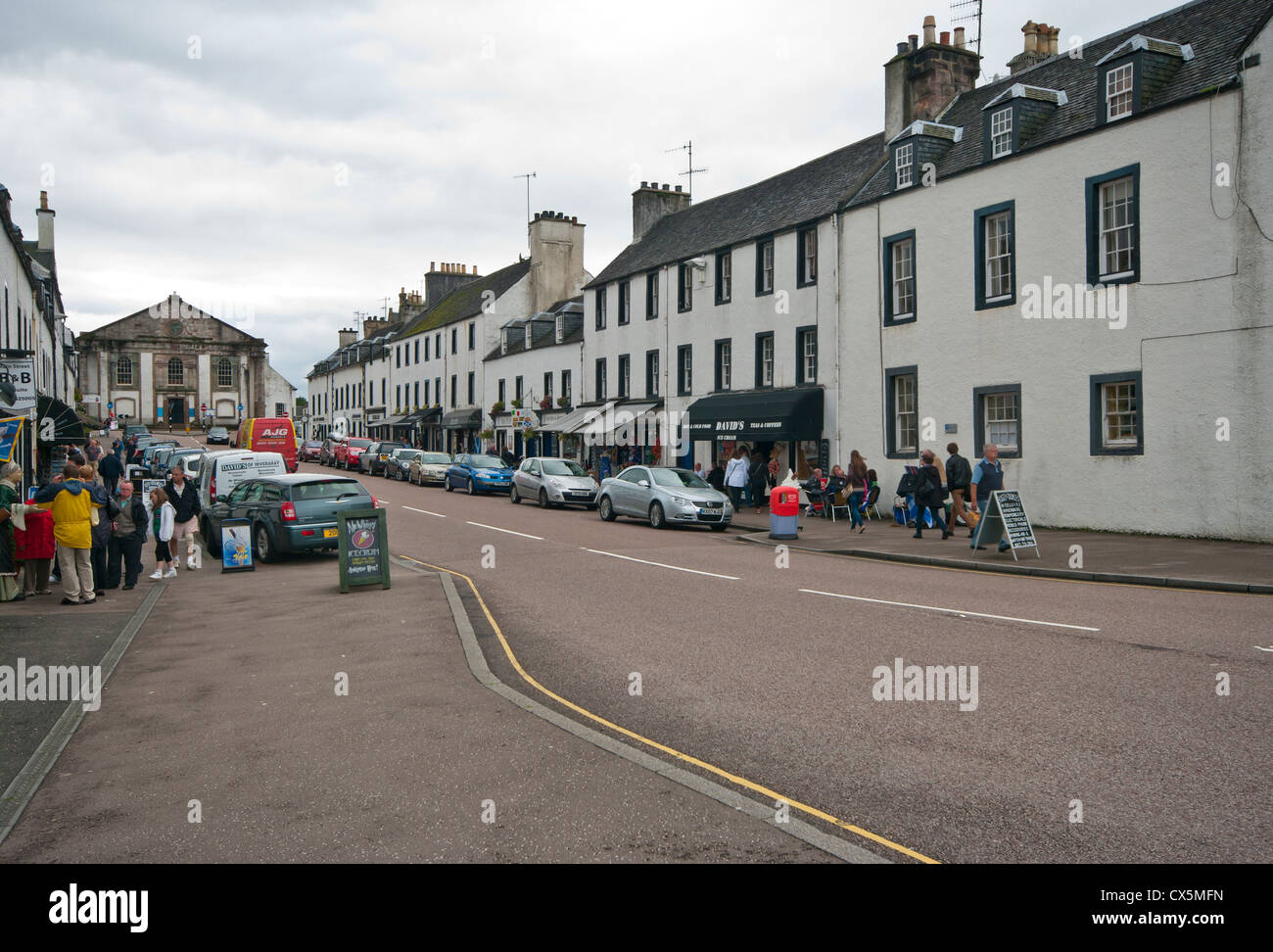 Main Street Inveraray Argyll and Bute Scotland Stock Photo